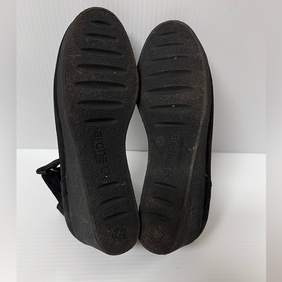 $340 ARCHE France US 8/EU 39 Black Suede Nubuck Mary Jane’s Pumps Shoes - Picture 7 of 13